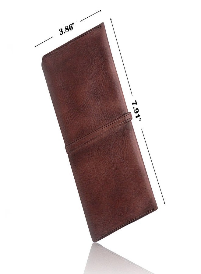 LETEULO Wallets for Women Genuine Leather Card Organizer Dip Dye Coin Purse Ladies Ultrathin Wallets(879,Coffee) - Image 4