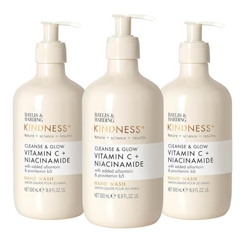 Baylis & Harding Baylis Harding Kindness Vitamin C Niacinamide Orange Mango Fragrance 169 fl oz Cleanse Glow Hand Soap Pack of 3 Biodegradable Formula Vegan Friendly - Image 1