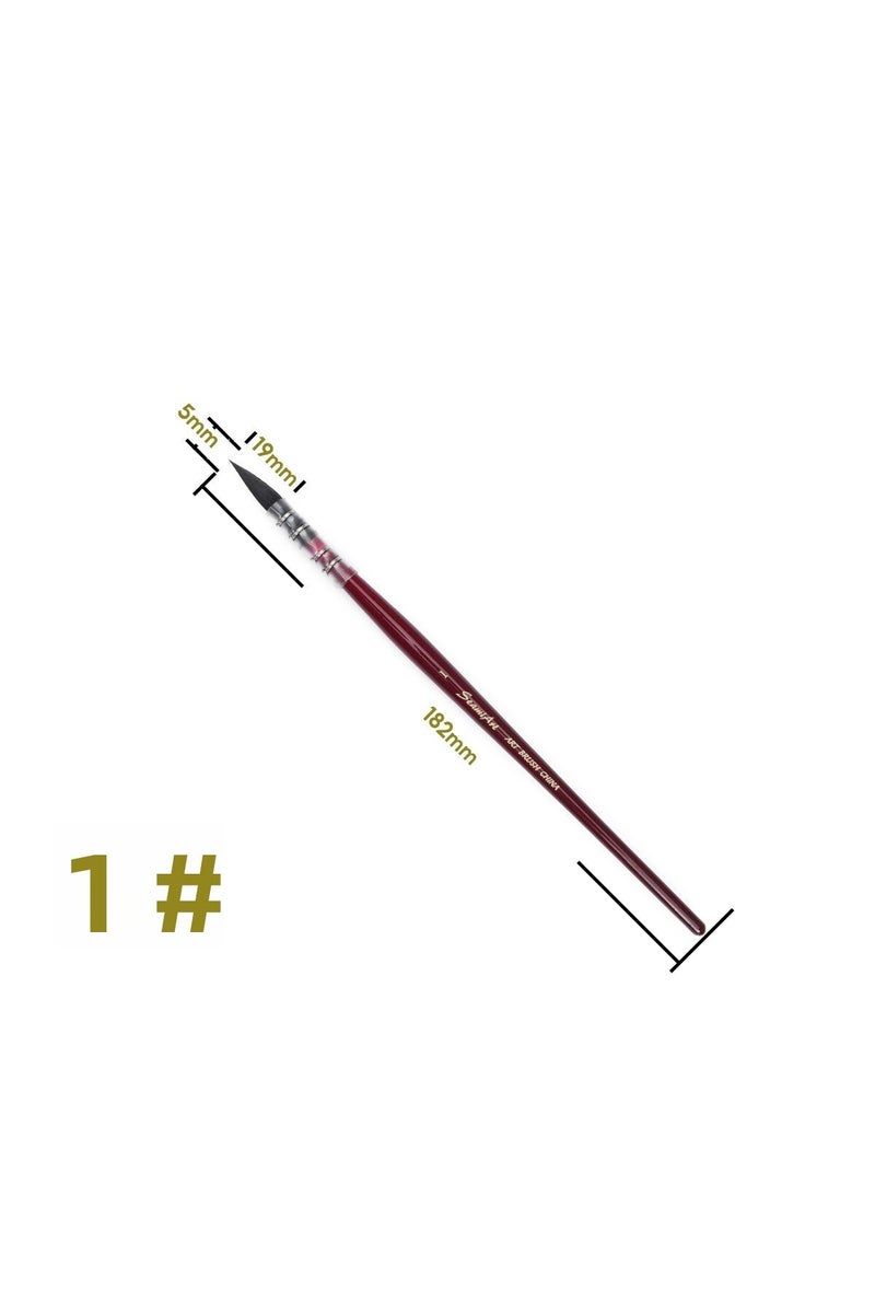 erorex Number-1 1Pcs Artist Hand-Painting Drawing Brushes Professional Watercolor Brush Pen for Water Color