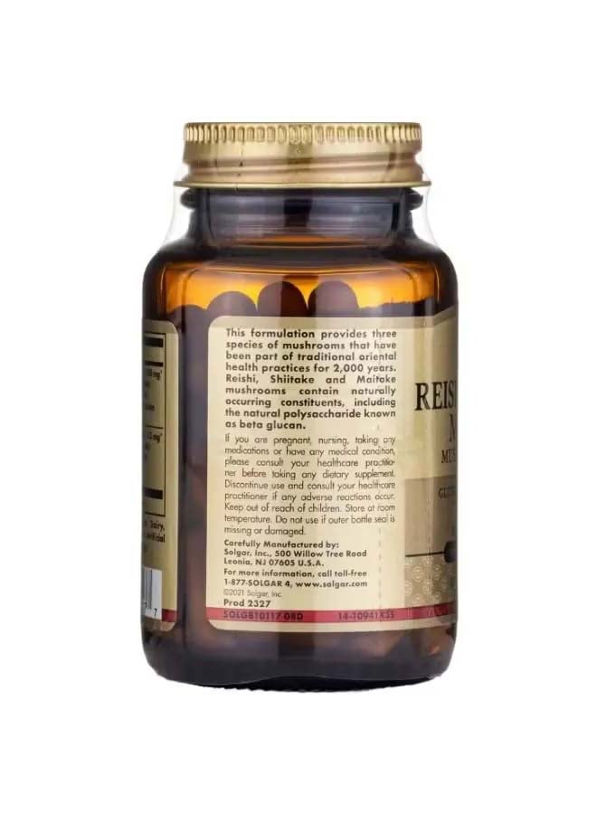 Solgar Reishi Shiitake Maitake Mushroom Extract - 50 Vegetable Capsules Packaging May Vary - Image 2