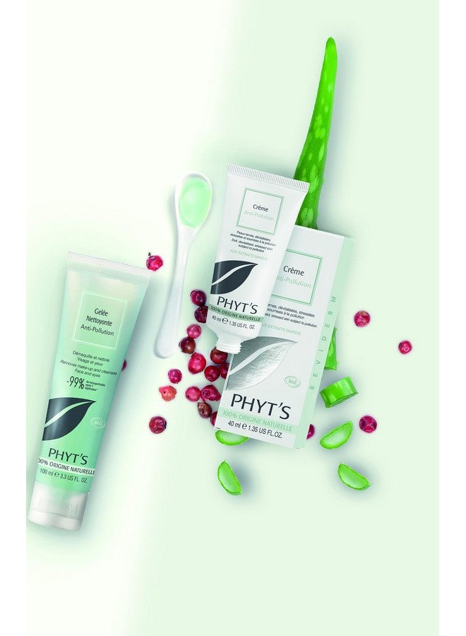 PHYT'S Phyts Anti-Pollution Cream - Face Moisturizer with Hazelnut Oil and Aloe Vera - Face Cream for Oily, Normal to Combination Skin - 1.35 oz - Image 5