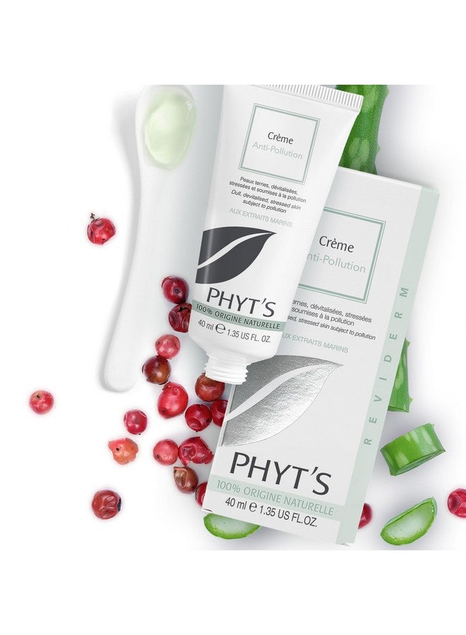 PHYT'S Phyts Anti-Pollution Cream - Face Moisturizer with Hazelnut Oil and Aloe Vera - Face Cream for Oily, Normal to Combination Skin - 1.35 oz - Image 4