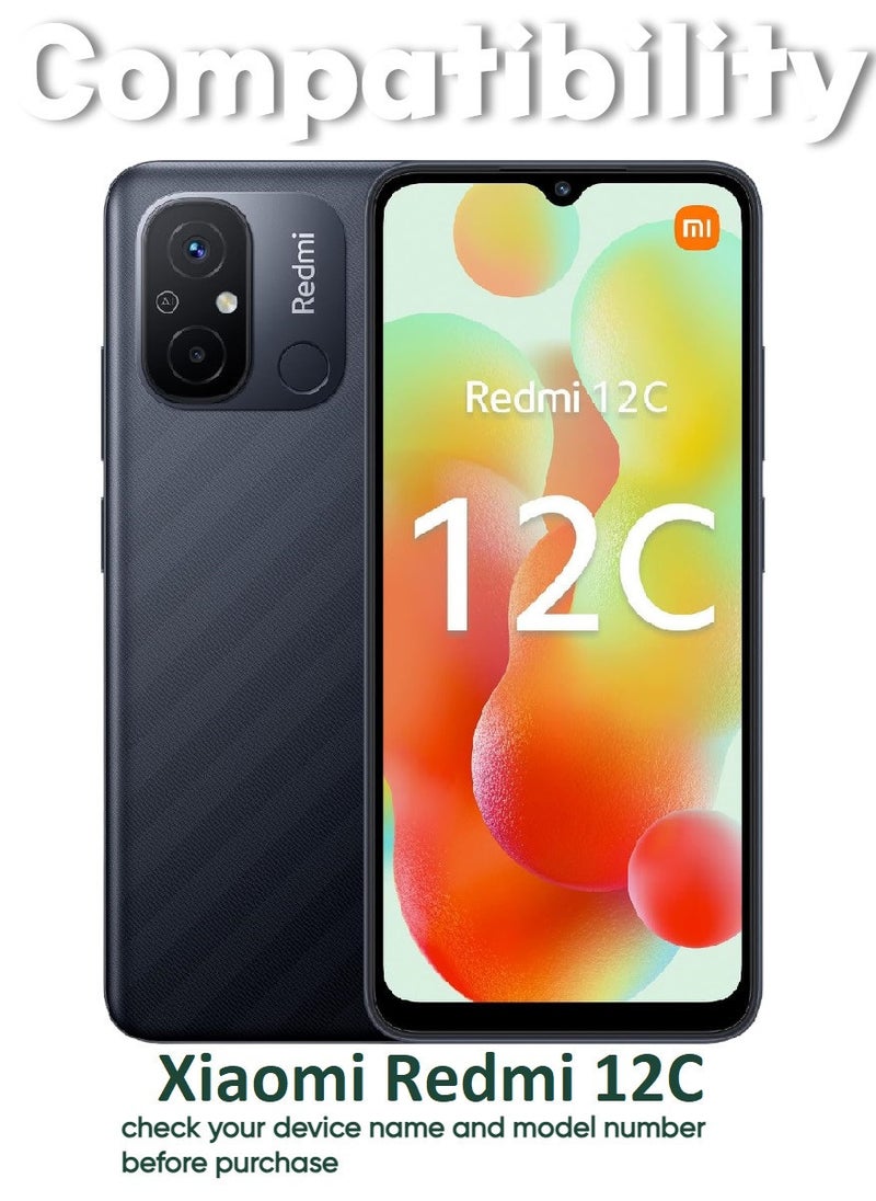 أكاليكس قطعتين، حماية شاشة،  لهاتف شاومي ريدمي 12C، جودة ممتازة. - Image 3