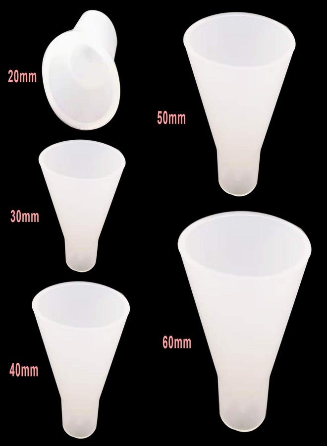 Markeny 5Pcs Cone Resin Casting Resin Silicone Molds for DIY Crystal Glass Hang Decorations - Image 3