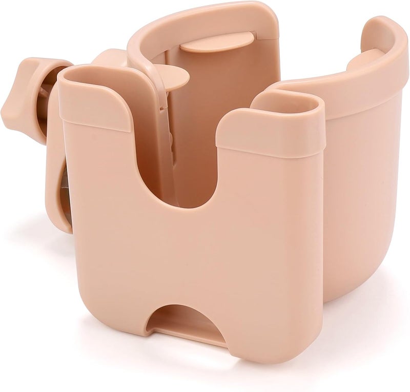 accmor 2-in-1 Walker Cup Holder with Phone Holder, Wheelchair Cup Holder, Rollator Cup Holder, Cup Phone Holder for Walker, Wheelchair, Rollator, Mobility Scooter - Image 1