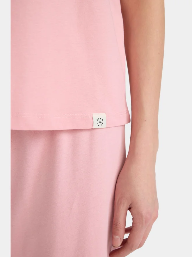 DeFacto DeFacto Solid Short Sleeve Regular Fit T-Shirt and Pyjama Set