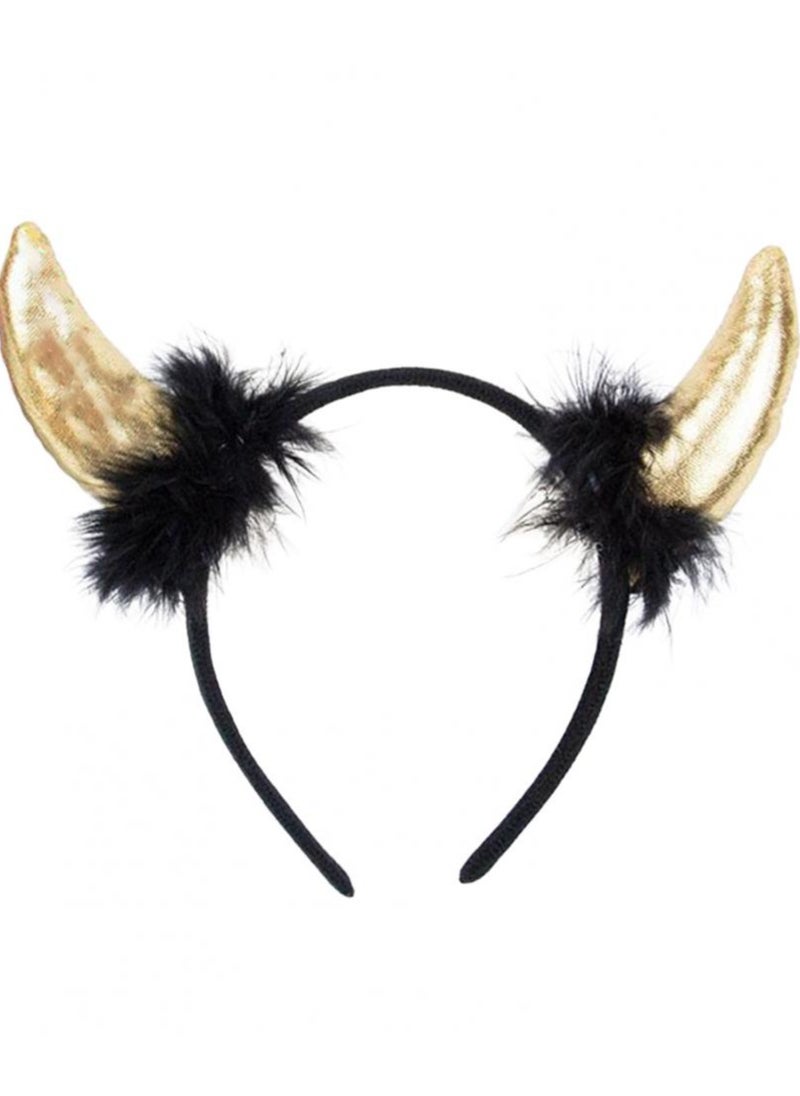 amazing.EGP Hair Hoop Cosplay Costume Clothes Horn Hair Hoop for Halloween  - Image 1
