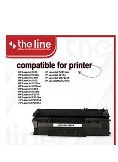 The Line The Line 49A Q5949A 53A Q7553A Toner Cartridge Compatible with HPLaserjet pro1320, 3390, 1320nw 3392 P2014 P2014n P2015d P2015n P2015dn 2015x M2727n Printer f M272 7nfs  - Image 3