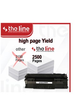 The Line The Line 49A Q5949A 53A Q7553A Toner Cartridge Compatible with HPLaserjet pro1320, 3390, 1320nw 3392 P2014 P2014n P2015d P2015n P2015dn 2015x M2727n Printer f M272 7nfs  - Image 4