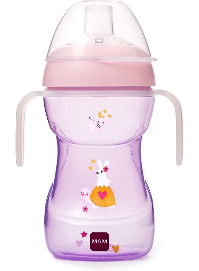 MAM Fun to Drink Cup with Removable Handles for Toddlers, 270 ml, Girl - Image 2