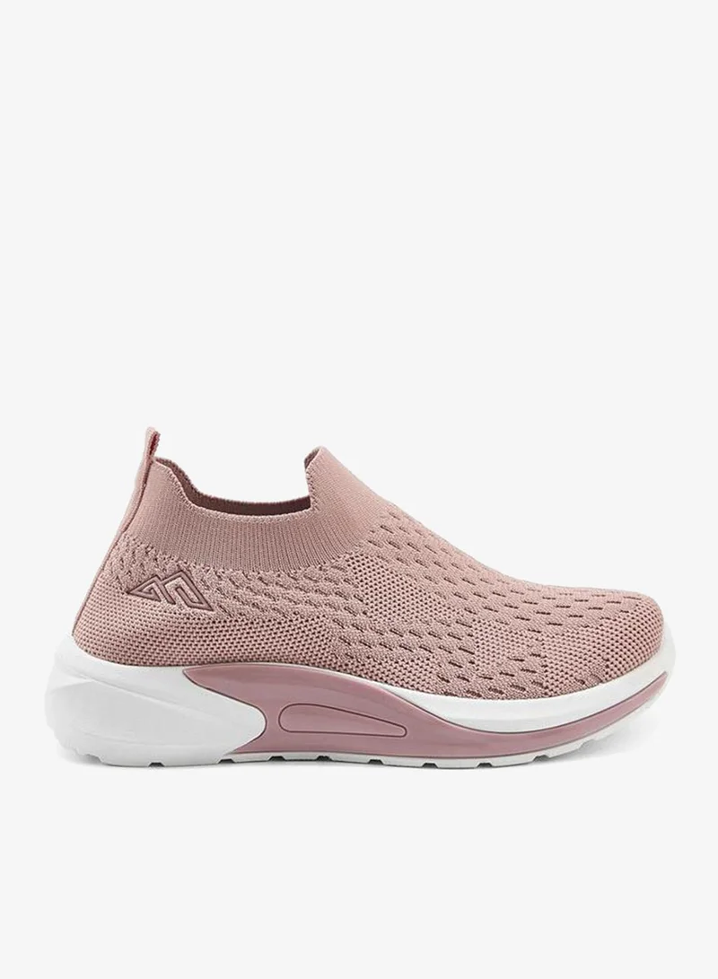 Oaklan By Shoexpress Textured Slip-On School Sports Shoes With Pull Tab