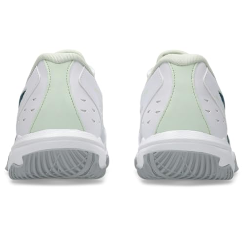 asics أحذية الكرة الطائرة ASICS للنساء Gel-Rocket 11، 8.5، أبيض/تيل حبر - Image 5