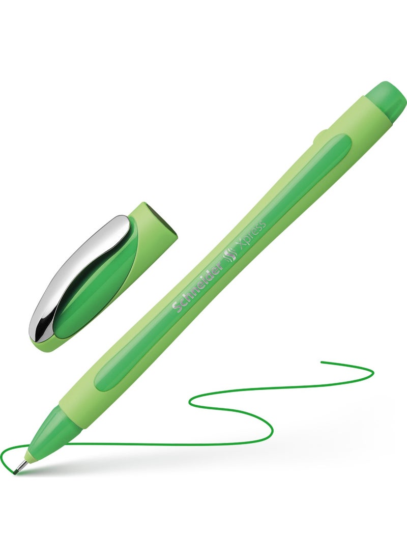 Schneider Xpress 0.8 Mm Fiber Tip Pen Green  - Image 1
