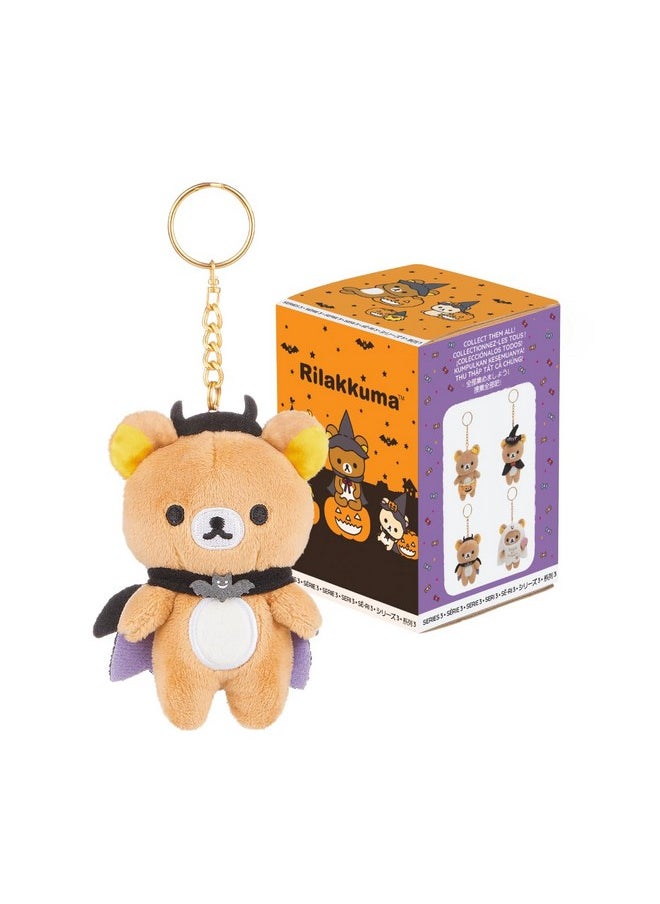 Rilakkuma San-X Original Halloween Series Plush Keychain Blind Box - 1 Out Of 4 Pcs  - Image 1