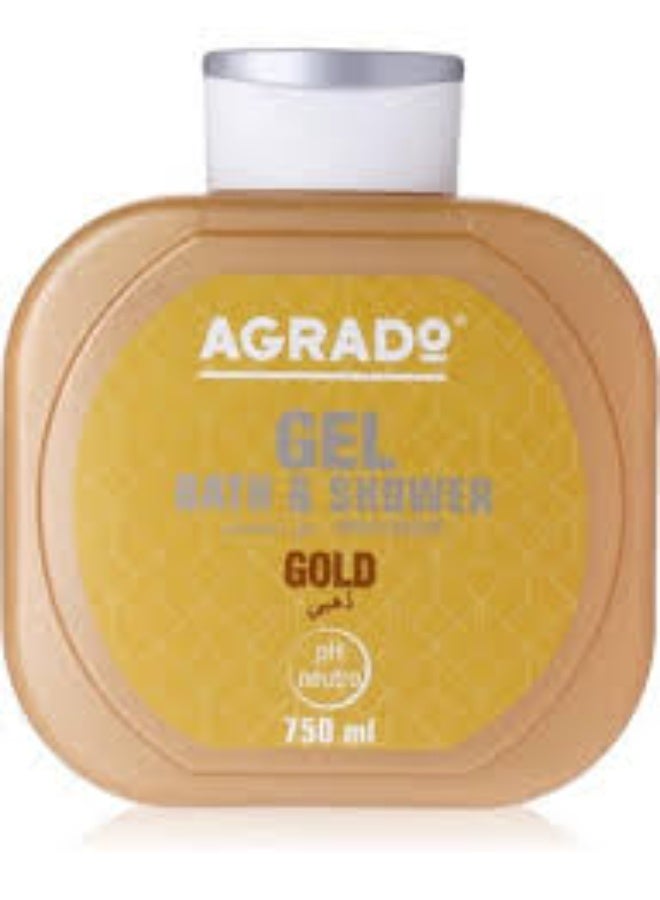 Agrado Gold  BATH & Shower Gel 750ml