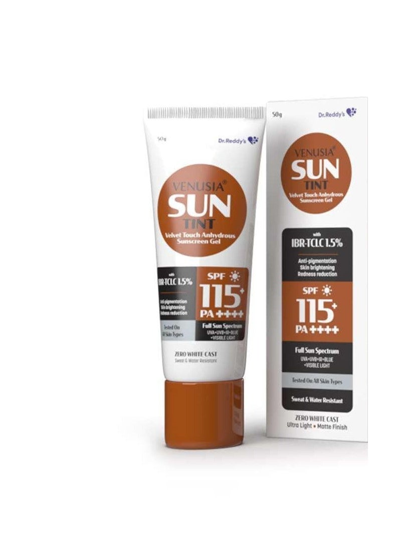 VENUSIA Dr. Reddy's VENUSIA Sun Tint SPF 115PA++++ | Highest SPF | Matte-finish, Brightening and Lightweight | Full Spectrum Protection| Reduces Pigmentation and Brightens | Zero white Cast| Hypo-allergenic | 50g,Pack of 3 - Image 2