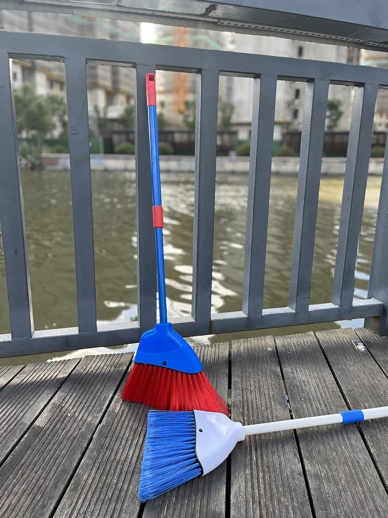 Xifando Kids Broom-Housekeeping Cleaning Tool for Kids Pretend Playing,Retractable Small Broom for Littler Helper(Blue+Red) - Image 5