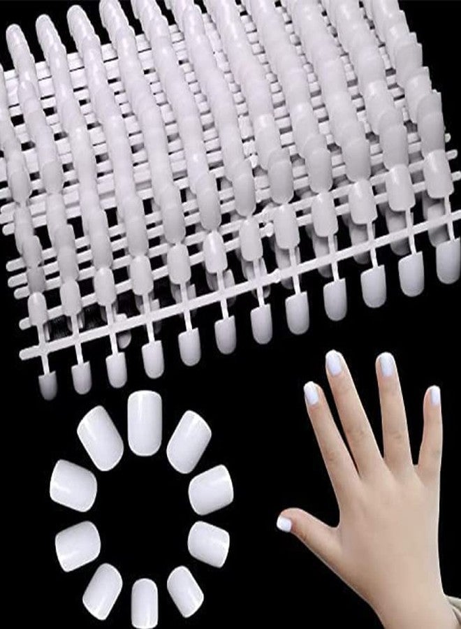 Kira Fake Nails Tips Acrylic Soft Gel Full Of Cover With Artificial Nails for Nail Salon Diy Nail Design Practice (Transparent) - Image 5