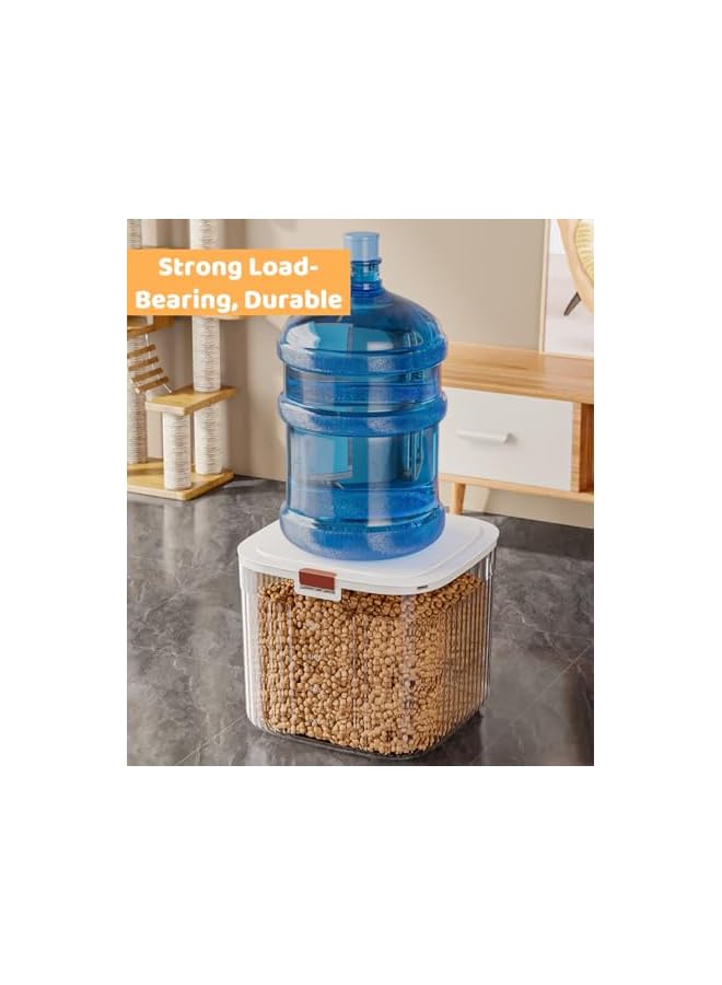 Green Tiger Rice Storage Container, Airtight Food Storage Container with Lid, Large Food Container, Dry Food Storage, Pet Food Dispenser, Kitchen Storage Containers for Rice Grains Cereal Flour Soybean (10kg) - Image 5