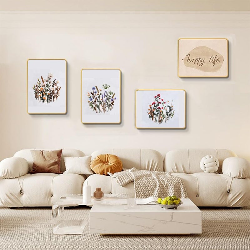 COCOMOX 3 Sets Embroidery Practice Kits, Flower Pattern Embroidery Kit for Beginners Adults, Hand Embroidery Kit, Easy to Follow Instruction and Video - Image 5