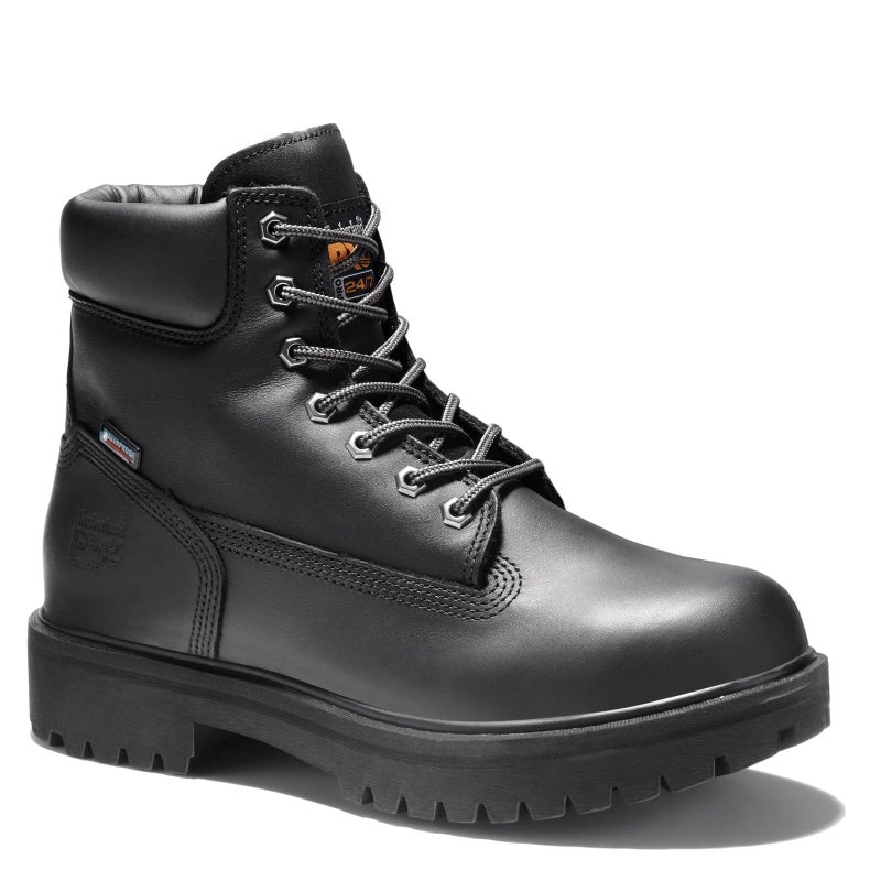 Timberland PRO mens Direct Attach 6 Inch Steel Safety Toe Waterproof Insulated Work Boot, After Dark Full-grain Leather, 11 US - Image 1