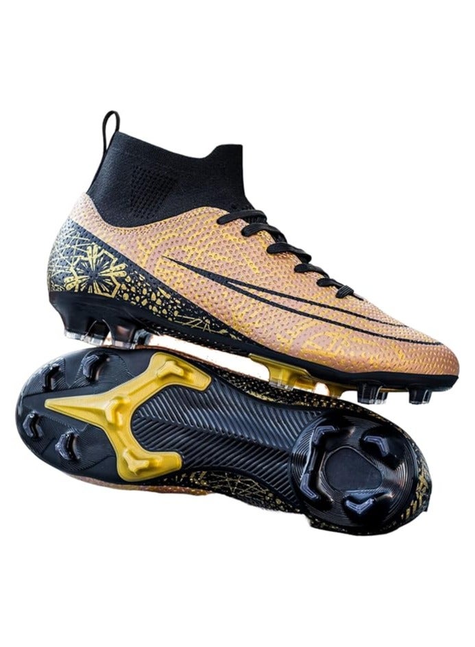 Men's Women's Soccer Shoes Boys Gold-Soled Spikes Football Shoes Student Grass Training Shoes Outdoor Football Boots Unisex - Image 1