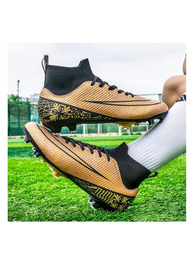 Men's Women's Soccer Shoes Boys Gold-Soled Spikes Football Shoes Student Grass Training Shoes Outdoor Football Boots Unisex - Image 5