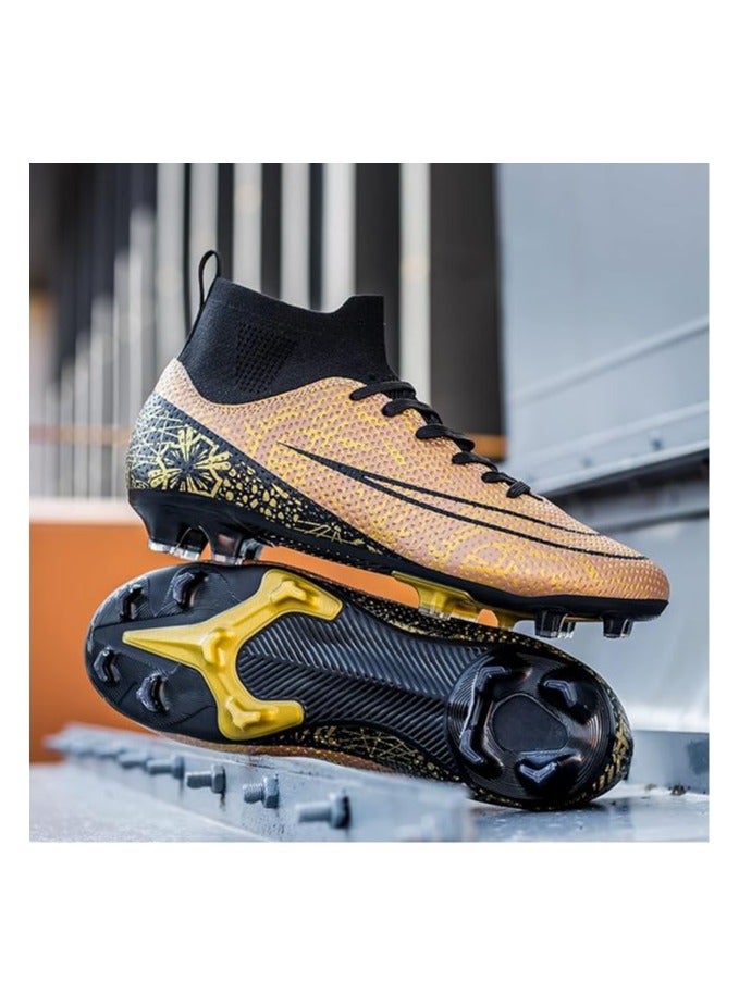 Men's Women's Soccer Shoes Boys Gold-Soled Spikes Football Shoes Student Grass Training Shoes Outdoor Football Boots Unisex - Image 2
