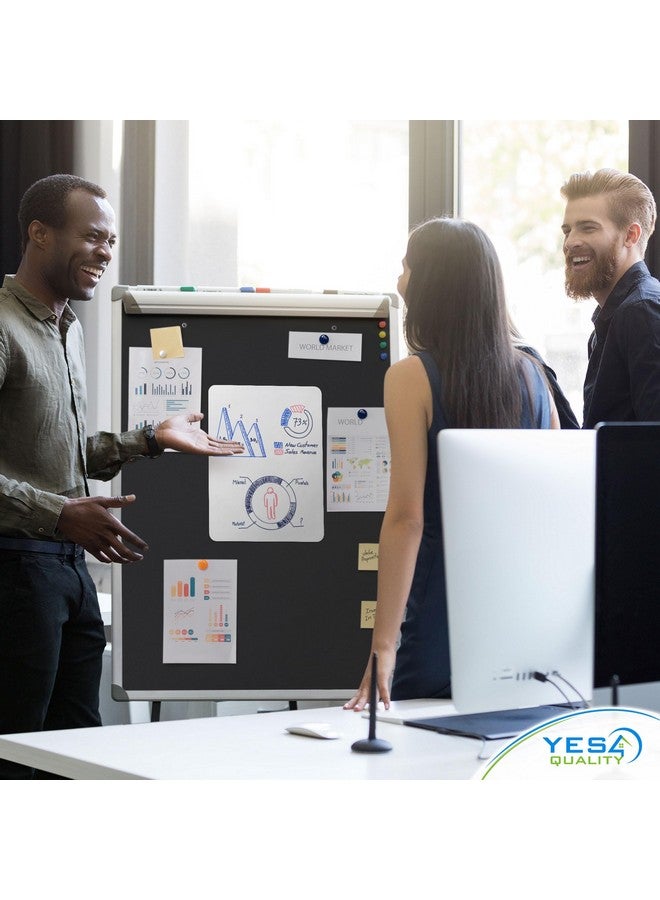 YES4QUALITY Magnetic Dry Erase White Board Sheet For Fridge 17X11 In With Stain Resistant Technology Includes 3 Markers And Big Eraser With Magnets Small Refrigerator Whiteboard Planner & Organizer - Image 5