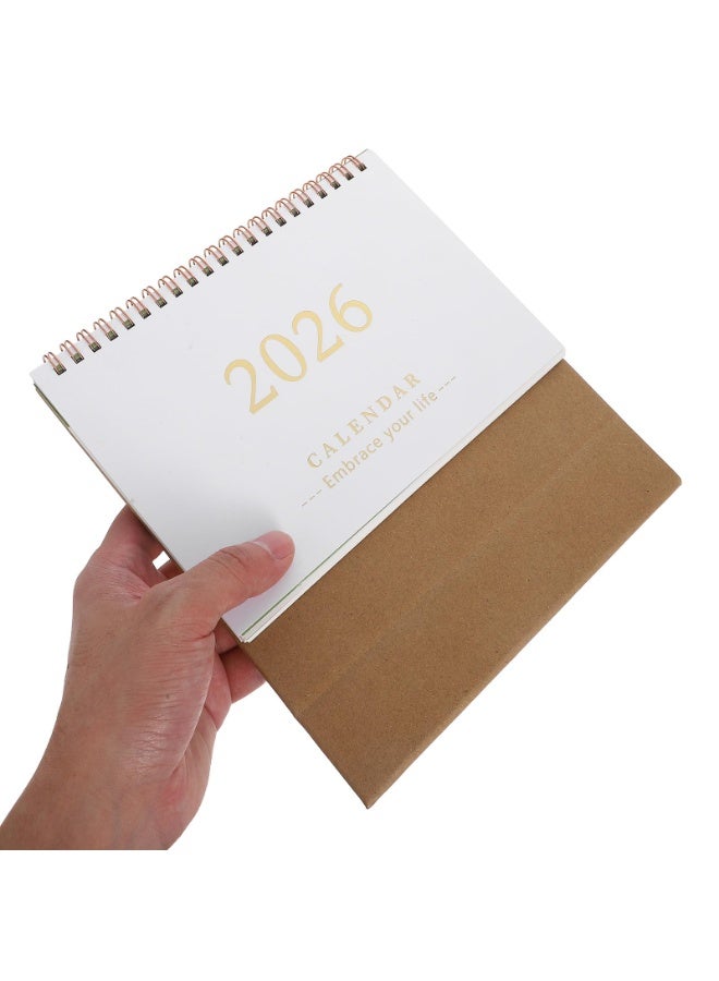 2025-2026 Small Desk Calendar (18 Months) - July 2025 to December 2026 Monthly Flip Calendar with Metal Ring Binding for Office, Home & School - Image 3