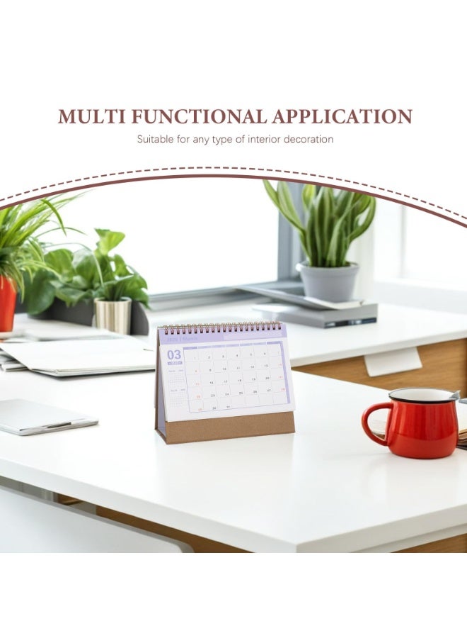 2025-2026 Small Desk Calendar (18 Months) - July 2025 to December 2026 Monthly Flip Calendar with Metal Ring Binding for Office, Home & School - Image 5