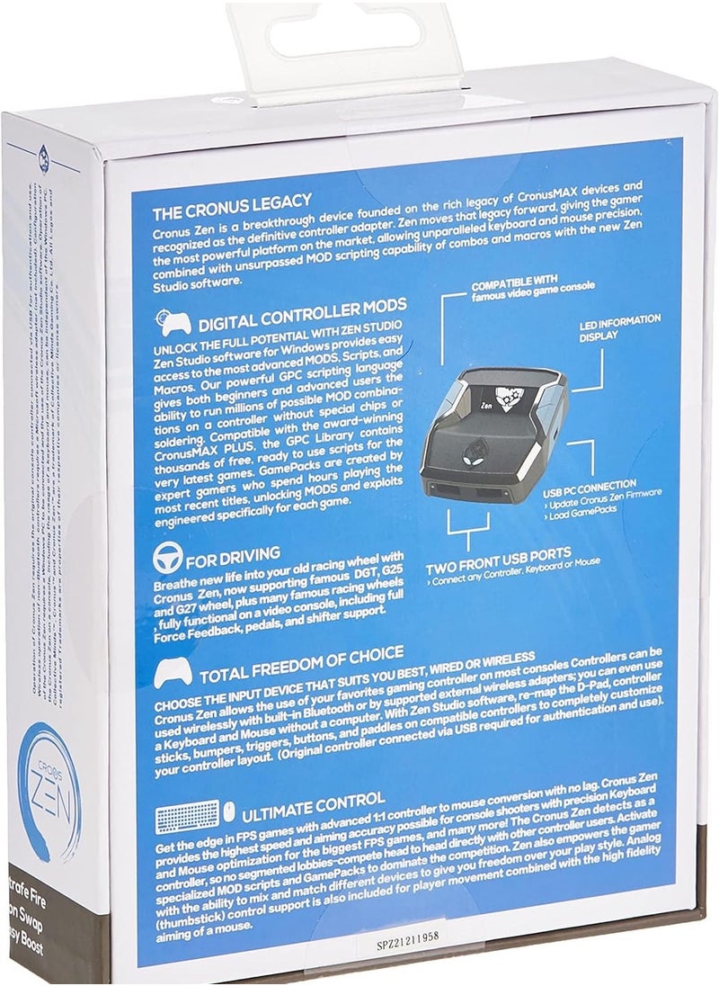 Cronus ZEN - Cronus Zen Cross Compatibility Adapter For PS4/PS5/Xbox One/SeriesS|X And Nintendo - Image 1