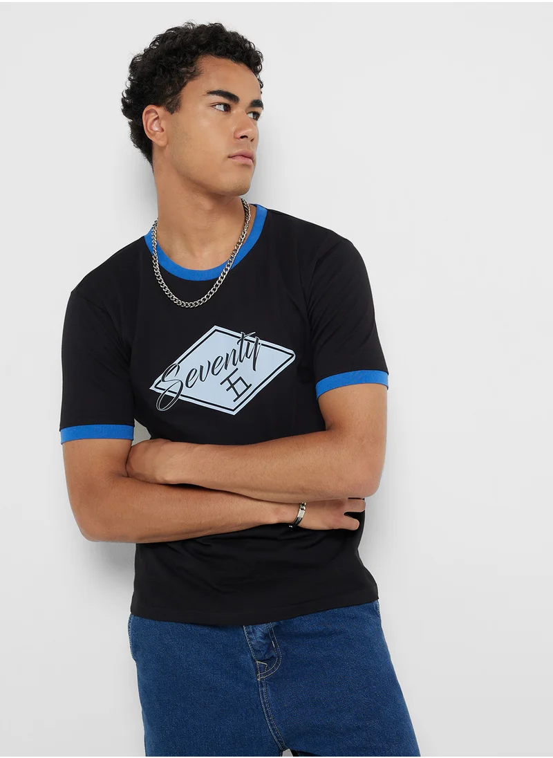 سفنتي فايف Crew Neck T-Shirt