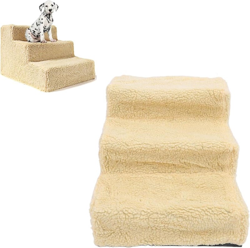 Dog Ramp For Bed And Car Sturdy Fabric Balanced Indoor Stairs Easy Assembly Model GLOGLOW0cvrd28zaq12 - Image 2