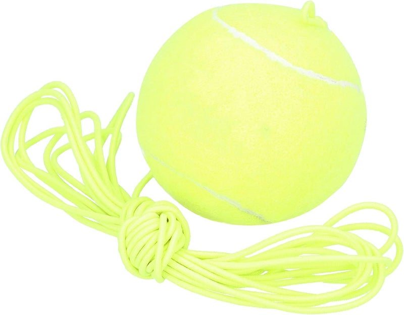 klarako Elastic Rope Tennis Ball, Tennis Practice Tool Tennis Ball with String Tennis Balls Bulk for Tennis/Basketball Courts for Basements - Image 1