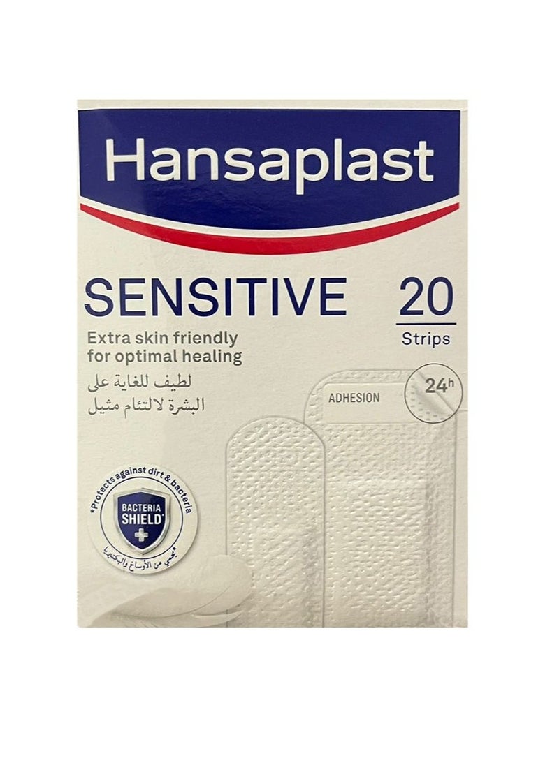 Hansaplast Sensitive Extra Skin friendly For Optimal healing 20 Strips