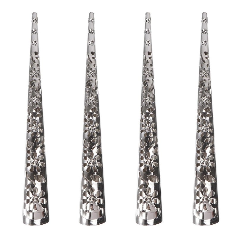 Lurrose Hair Claw Clips  4 Pcs Duckbill Alligator Retro Vintage Spring Hollow Out Styling Sectioning Pins for Women