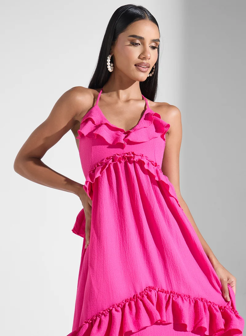 Ginger Ruffled Maxi Dress