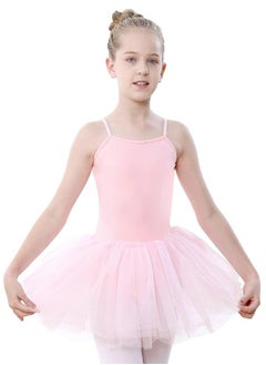 Stelle Stelle Ballet Leotards for Girls Dance Camisole Dress Tutu Skirted Ballerina Outfits Sleeveless (Toddler/Little Girl/Big Girl) (Ballet Pink (Tutu), 2T)  - Image 1