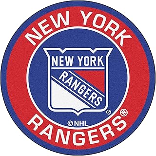 FANMATS FANMATS 18880 NHL New York Rangers Roundel Mat - Image 1