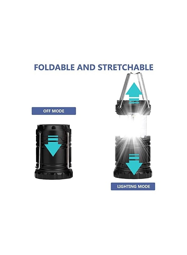 erorex LED Outdoor Camping Light, 2 Packs Mini Portable Tent Emergency Lamp, Stretchable Hanging Tent Lights with Foldable Hook, Survival Kit and Gear for Emergency, Hiking, Camping Essentials  - Image 2