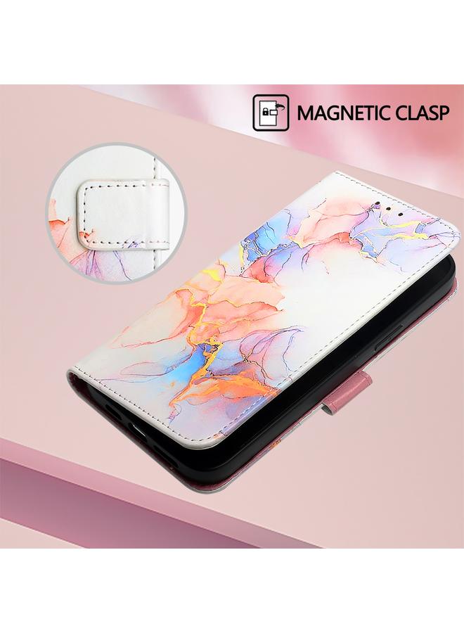 erorex Case For ZTE Blade A35 / A55 PT003 Marble Pattern Flip Leather Phone Case - Image 2