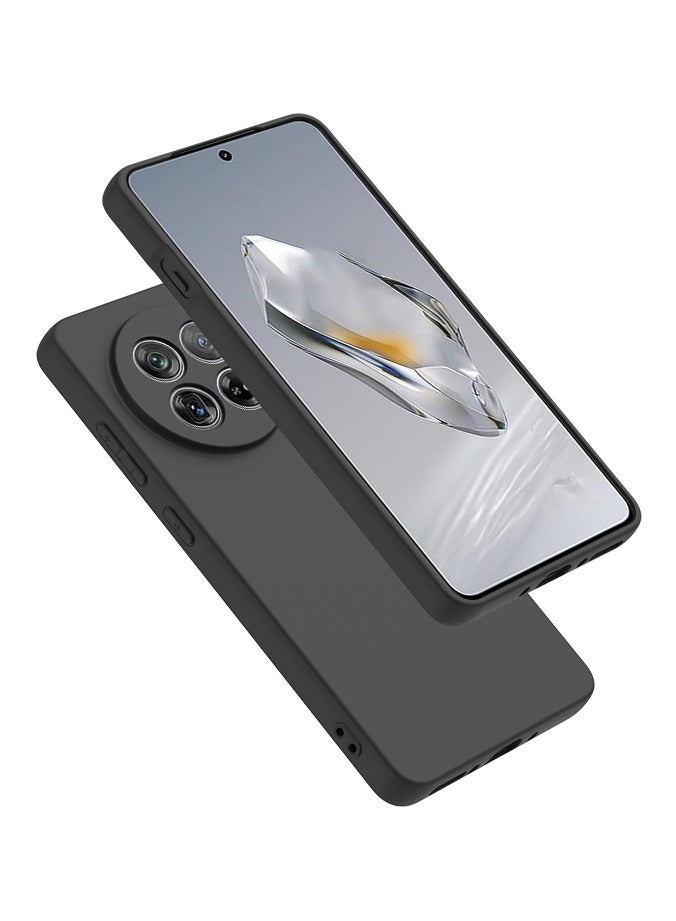 【1+1+1 Sets】for OnePlus 13R 5G Case & Screen Protector & Magnetic Ring Holder Frosted Pudding Material TPU Cover with Tempered Glass Screen Protector,Ring Holder Suitable for Car Magnetic Attraction  - Image 4