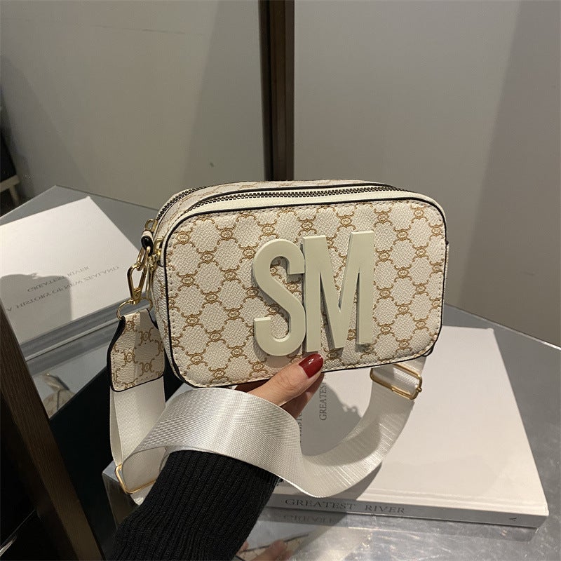 Women's PU Leather Crossbody Bag Mini Square Shoulder Bag - Image 1