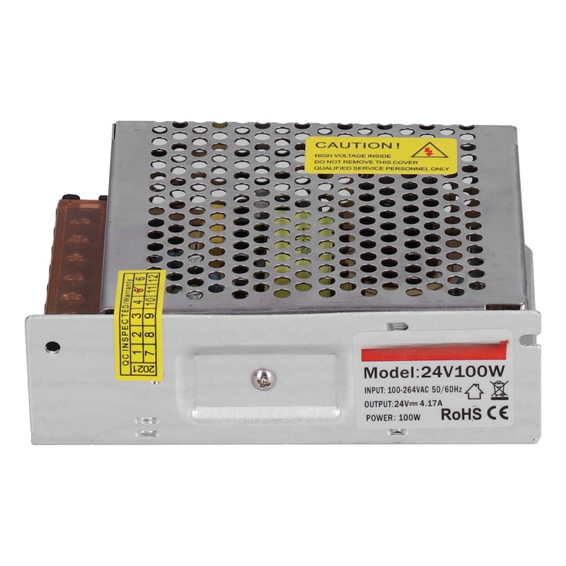 220V‑24V DC Regulated Switching Power Supply LED Security Monitoring 24V 100W 4.17A - Image 1