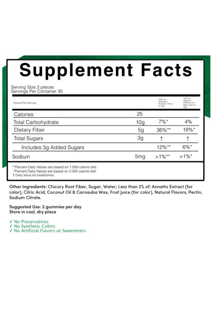 Vitamina Fiber Gummies – 60 Gummies - Image 4