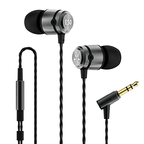 SoundMAGIC E50 Wired Earbuds No Microphone in Ear Monitor HiFi Earphones Noise Isolating Headphones Comfortable Fit Gunmetal - Image 3