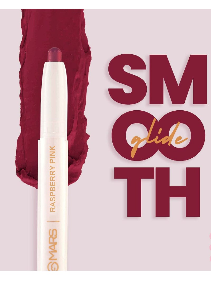 مارس قلم تلوين الشفاه بوبينز طويل الأمد قابل للسحب من مارس، 1.3 جم STRIKING MAGENTA - Image 2