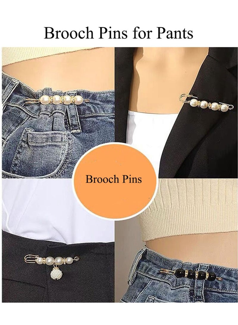 HZYH 55PCS Sock Charms Pins, Gold Bling Sock Jewelry Charms, Brooch Pins for Socks, Rhinestone Pearl Bling Junk Sock Jewelry Charms for Shoes Clothes Hats  Pant - Image 5