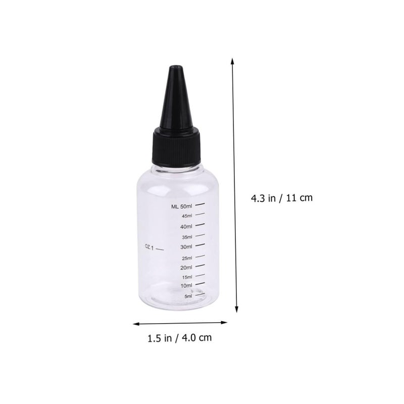 20Pcs Leakproof Essential Oil Travel Bottles With Dropper Tip And Scale Random Color - Image 3